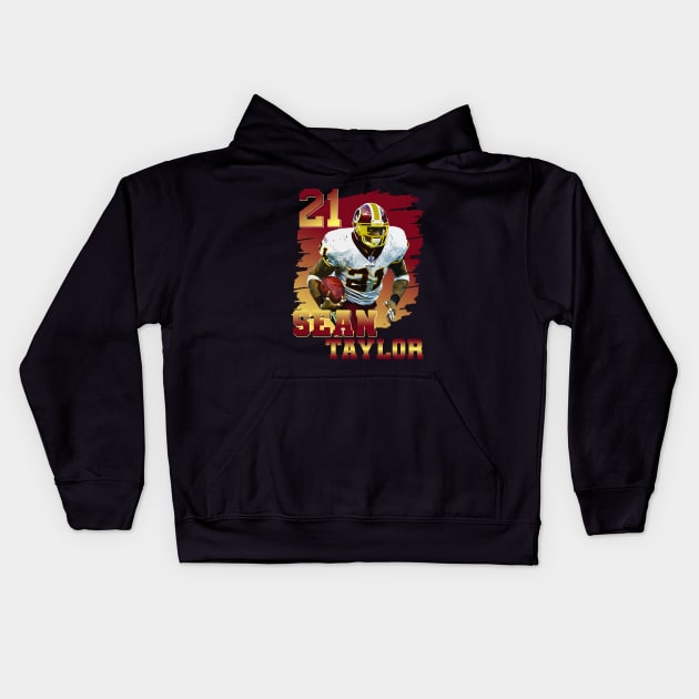 Sean Taylor Kids Hoodie by Aloenalone